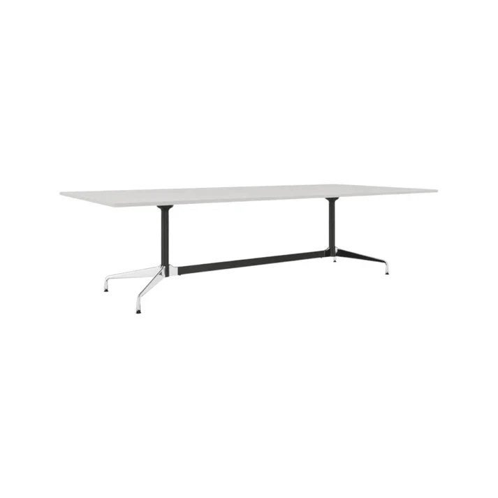 Vitra Segmented Table Rechthoekig Melamine Wit Tafelblad, Huis en Inrichting, Ophalen, Overige materialen, 100 tot 150 cm, Vijf personen of meer