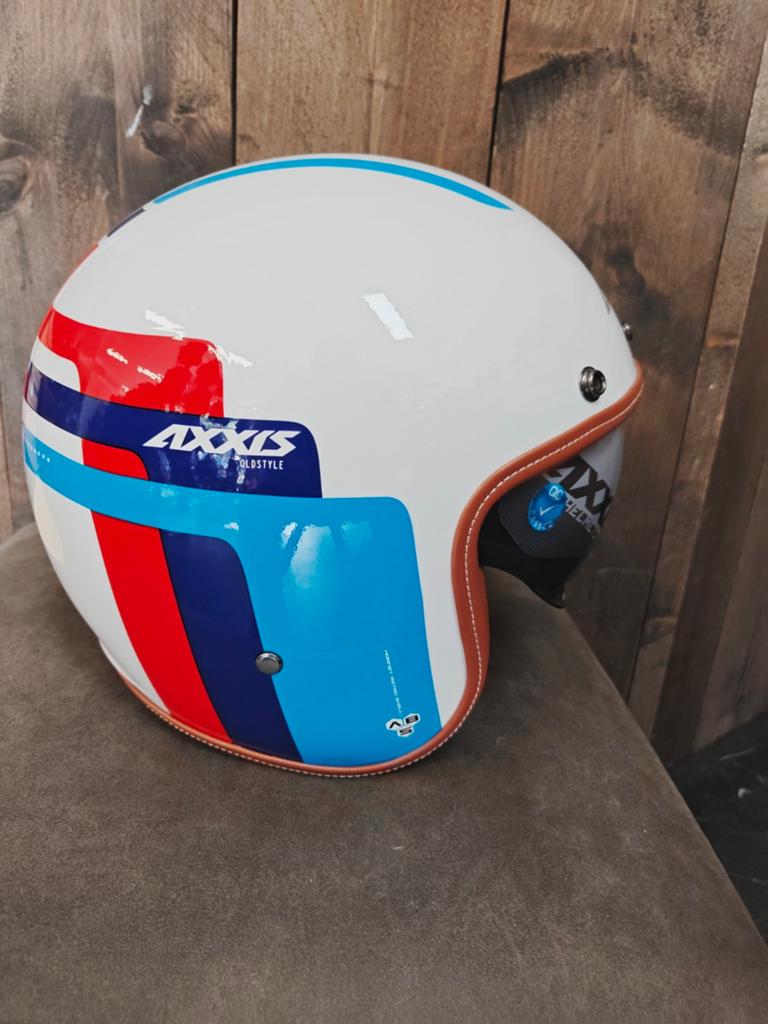 Axxis Jethelm L, Motoren, Kleding | Motorhelmen, Jethelm, Kinderen, Ophalen of Verzenden, L