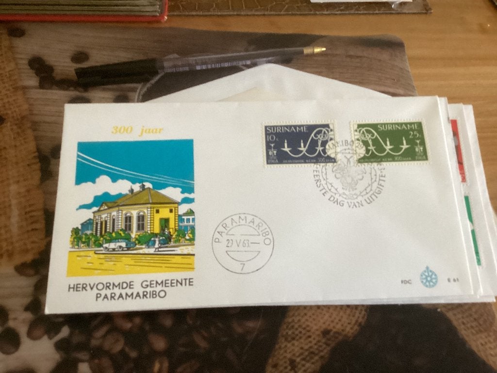 No2606 Suriname E61 Karrewiel  Nederland jaargangen fdc, Ophalen, Onbeschreven, Rest van de wereld