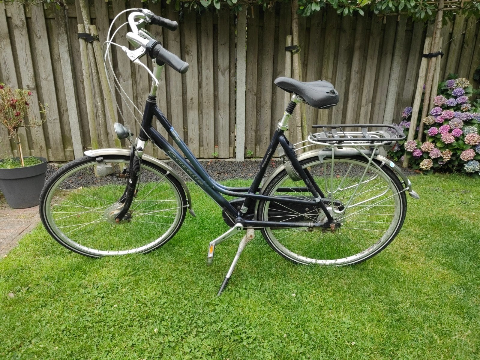 Stations of kroegfiets gazelle damesfiets met 7versnellingen, Fietsen en Brommers, Ophalen, Terugtraprem, Gebruikt, Versnellingen