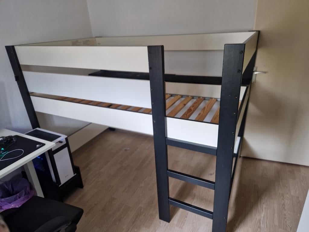 Ikea (half)hoogslaper, Huis en Inrichting, Ophalen, Gebruikt, Eenpersoons, 90 cm