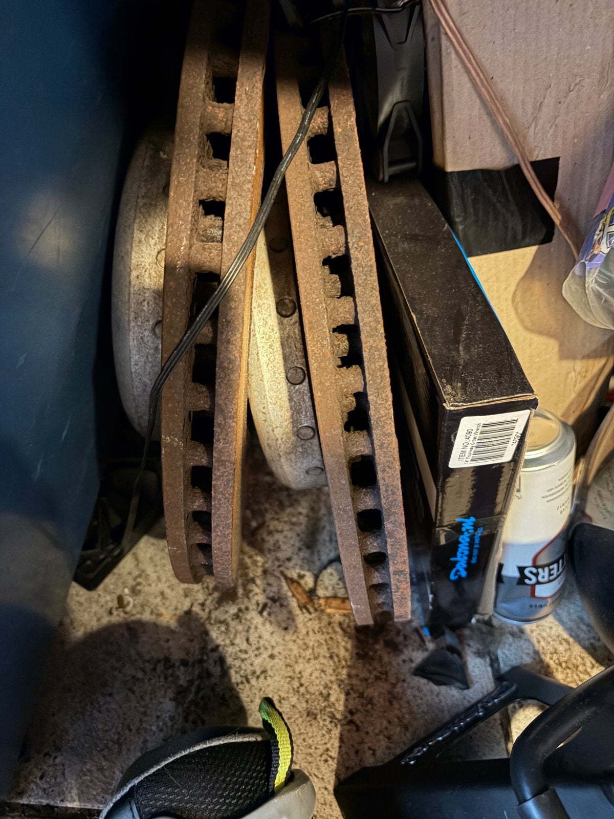 Set remschijven en remblokken voor BMW F-serie 370mm, Ophalen, Gebruikt, BMW