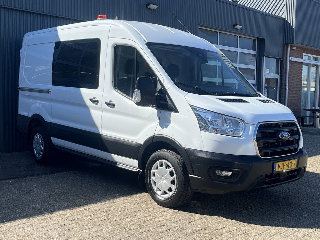 Ford Transit 350 2.0 TDCI L2H2 RWD 170pk Kastinrichting Werk, Automaat, 4 cilinders, Wit, Origineel Nederlands