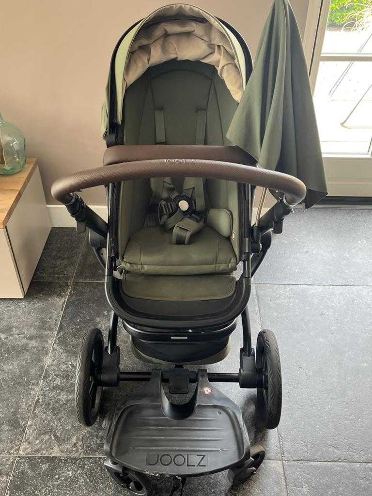 Prachtige Joolz Day+ met veel accessoires, Gebruikt, Verstelbare duwstang, Ophalen, Kinderwagen
