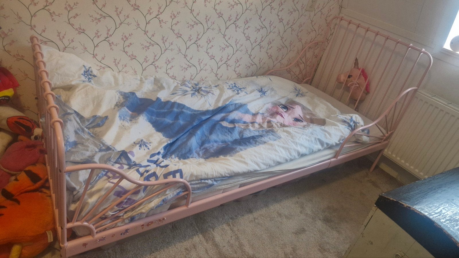 Mooi roze IKEA meegroeibed, Ophalen, Overige maten, Metaal, Overige maten