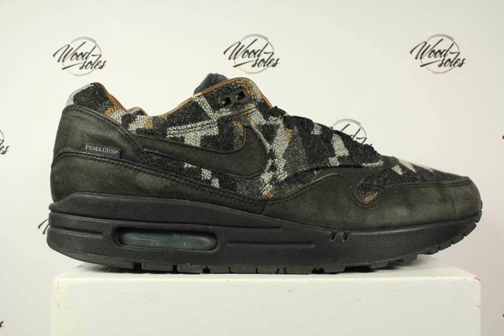 Nike Air Max 1 QS Pendleton Black - 44, --, Verzenden, Zwart, -