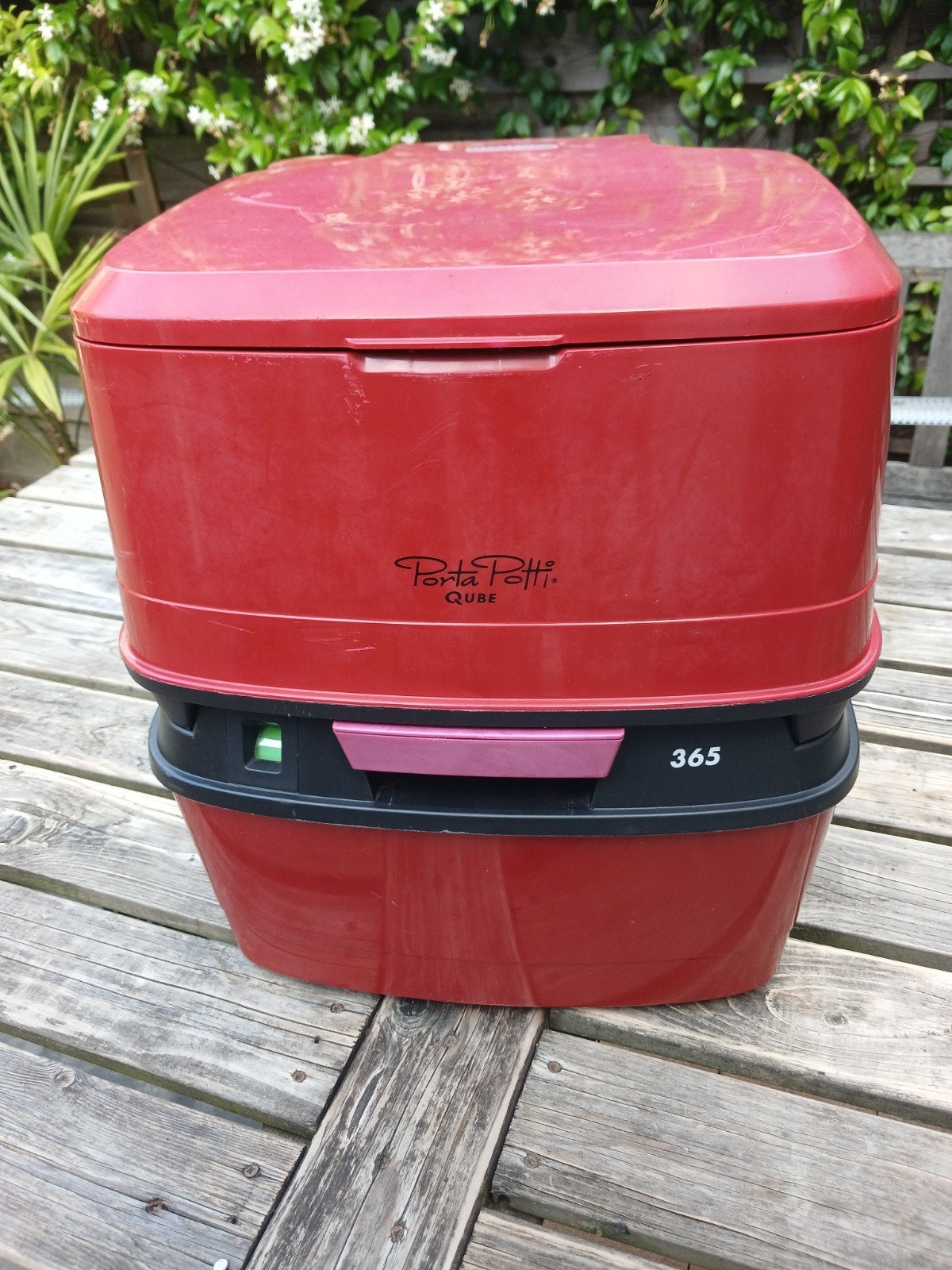 Thetford Porta Potti Qube 365 - Draagbaar Toilet, Caravans en Kamperen, Ophalen, Gebruikt