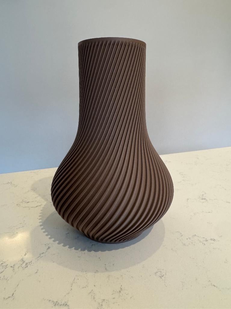 Luxe 3D-Geprinte Vaas Isadora – 20 cm – Gratis Verzending, Kunststof, Overige kleuren, Nieuw, Ophalen of Verzenden