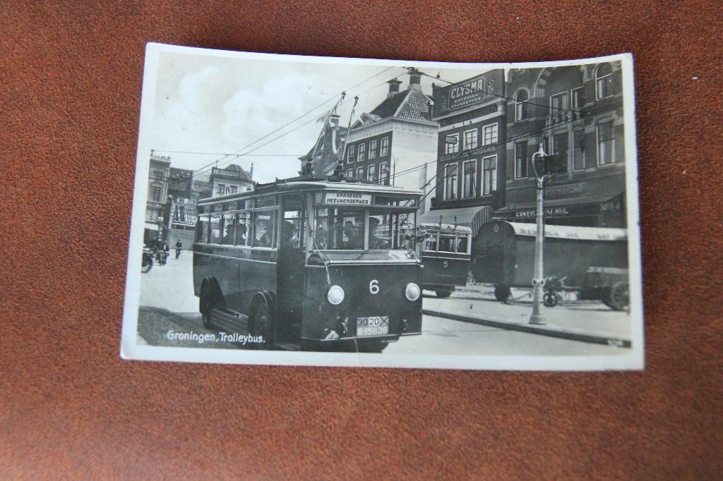 Groningen Trolleybus, Ophalen of Verzenden, 1920 tot 1940, Gelopen, Groningen