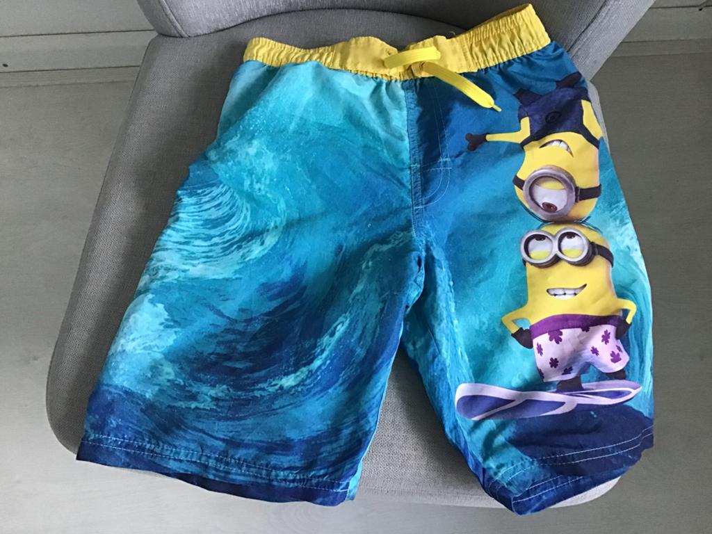 Minions zwembroek voor jongens, maat 128,als nieuw, Overige maten, Ophalen of Verzenden, Zo goed als nieuw, Zwembroek