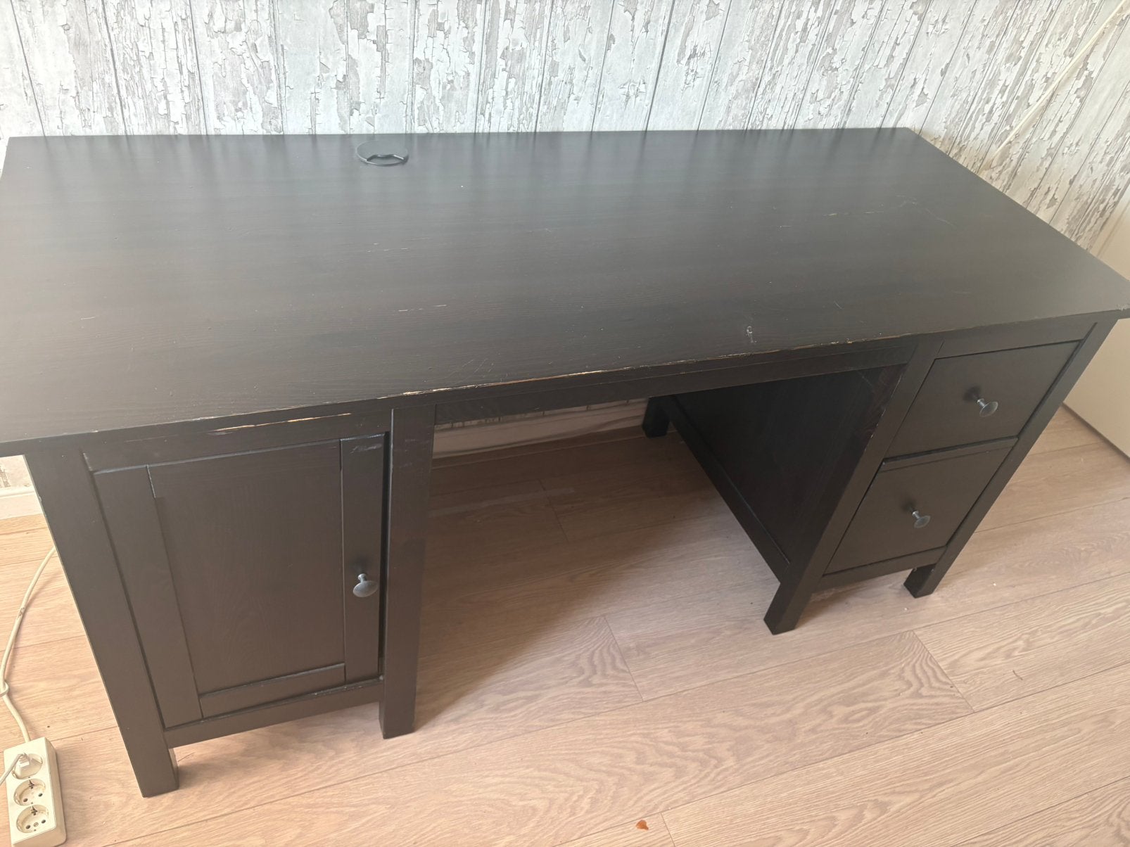 Houten bureau IKEA, Ophalen, 160 cm, Gebruikt, Bruin
