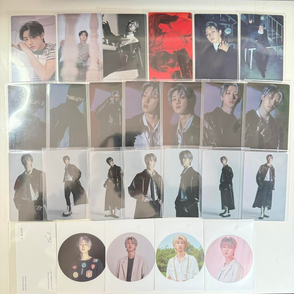 seventeen the8 minghao photocard, Ophalen of Verzenden, Zo goed als nieuw, Foto of Kaart