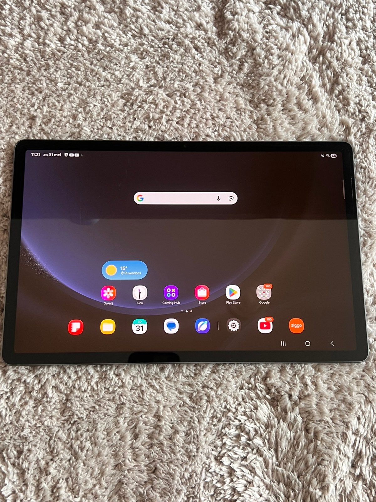 Samsung galaxy tab S9FE +, Computers en Software, Android Tablets, Ophalen, 32 GB, 12 inch, Zo goed als nieuw