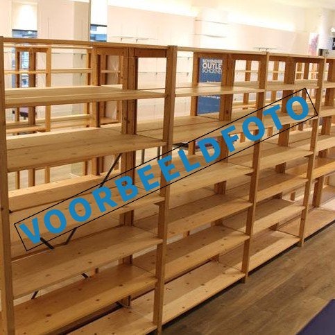 Lundia houten legbord stellingkast - 189x245x30 cm, Niet ingevuld, Gebruikt, Niet ingevuld, Niet ingevuld