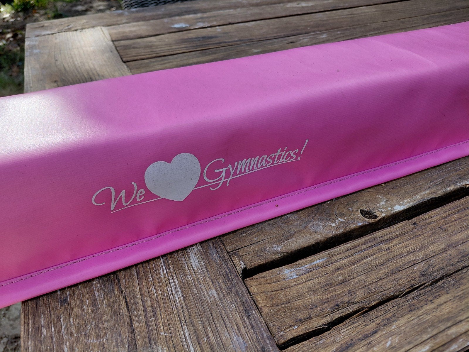 CEK turnbalk 275 cm – roze opvouwbare evenwichtsbalk, Gebruikt, Materiaal, Maat 36 t/m 42, Ophalen of Verzenden