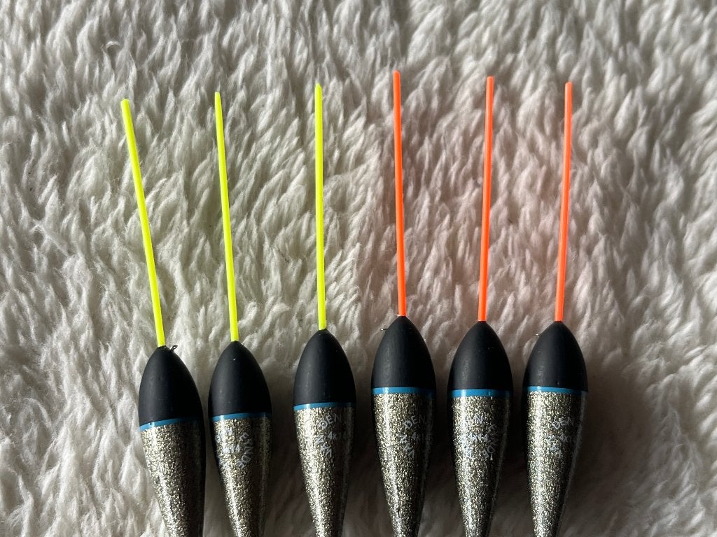 adv 112 / NIEUW set 6 dobbers VAN DEN EYNDE 0,40 gr, Ophalen of Verzenden, Nieuw, Dobber of Lood