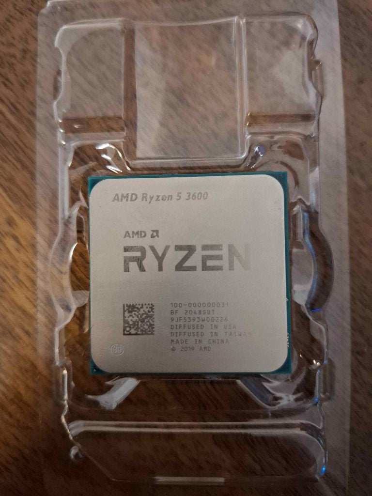 AMD Ryzen 5 3600 + AMD Stock Cooler, 6-core, Gebruikt, Socket AM4, 3 tot 4 Ghz