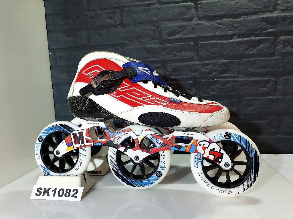 Raps Parrot Skeelers Skates 3x125 125mm Wielen Maat 46, Verzenden, Nieuw, Inline skates 4 wielen, Powerslide