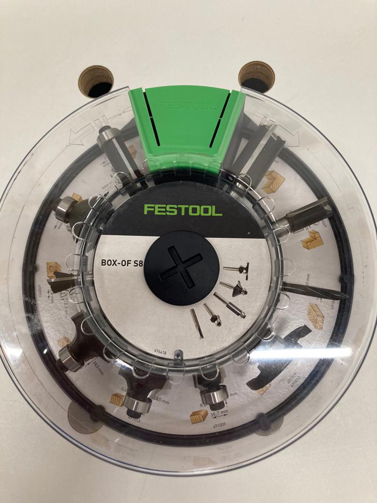 Nieuwe festool box-of s8 frezen set, Ophalen, Nieuw