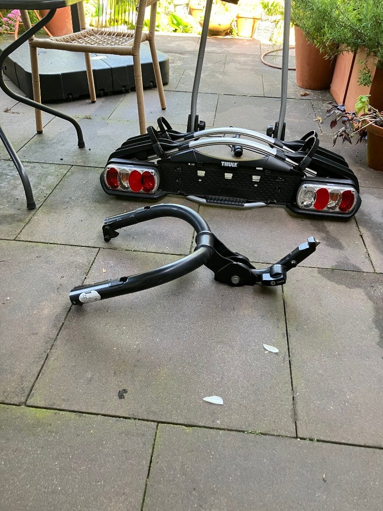 thule fietsendrager (voor afneembare trekhaak), Auto diversen, Fietsendragers, Ophalen, 2 fietsen, Gebruikt, Trekhaakdrager