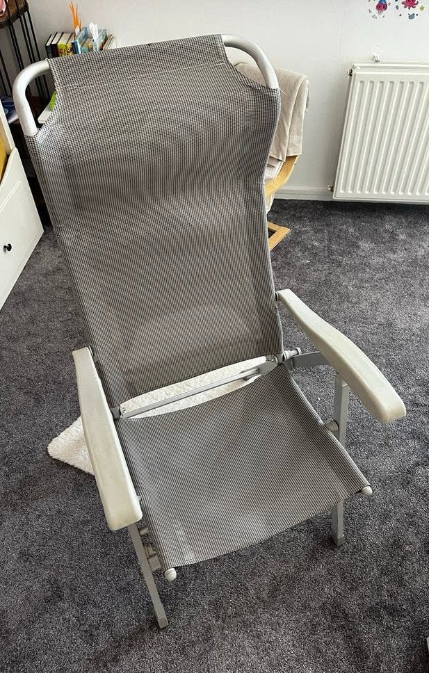 Campingstoelen van aluminium, Caravans en Kamperen, Ophalen, Gebruikt, Campingstoel