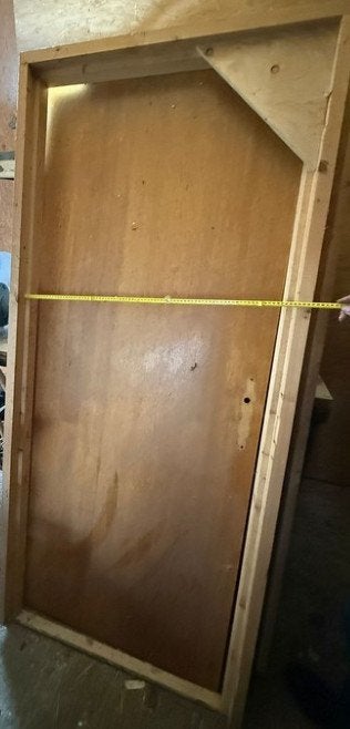 binnendeur+kozijn, Ophalen, 80 tot 100 cm, Binnendeur, 200 tot 215 cm
