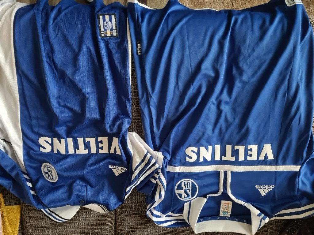 Schalke hunterlaar en youri mulder shirts, Ophalen of Verzenden, Buitenlandse clubs, Shirt