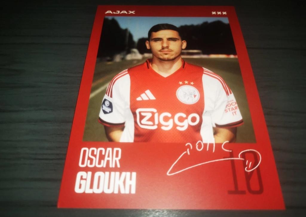 Gezocht: Oscar Gloukh spelerskaart, Ophalen of Verzenden, Zo goed als nieuw, Ajax, Spelerskaart