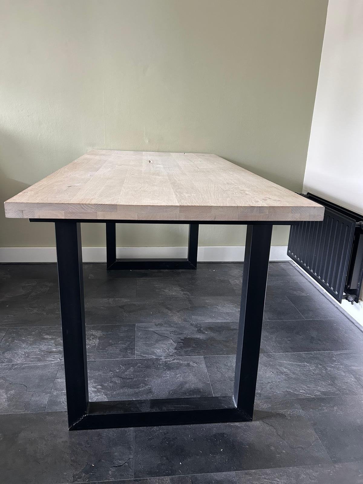 Eettafel 4 personen, Huis en Inrichting, Tafels | Eettafels, Ophalen, 50 tot 100 cm, Zo goed als nieuw, 150 tot 200 cm