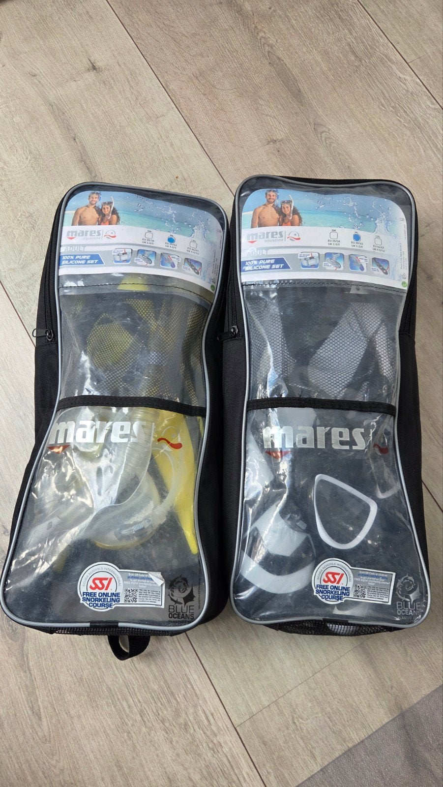 Twee Mares X-ONE Marea Duiksets - Geel & Zwart/Wit, Watersport en Boten, Duiken, Ophalen, Duikbril of Snorkel