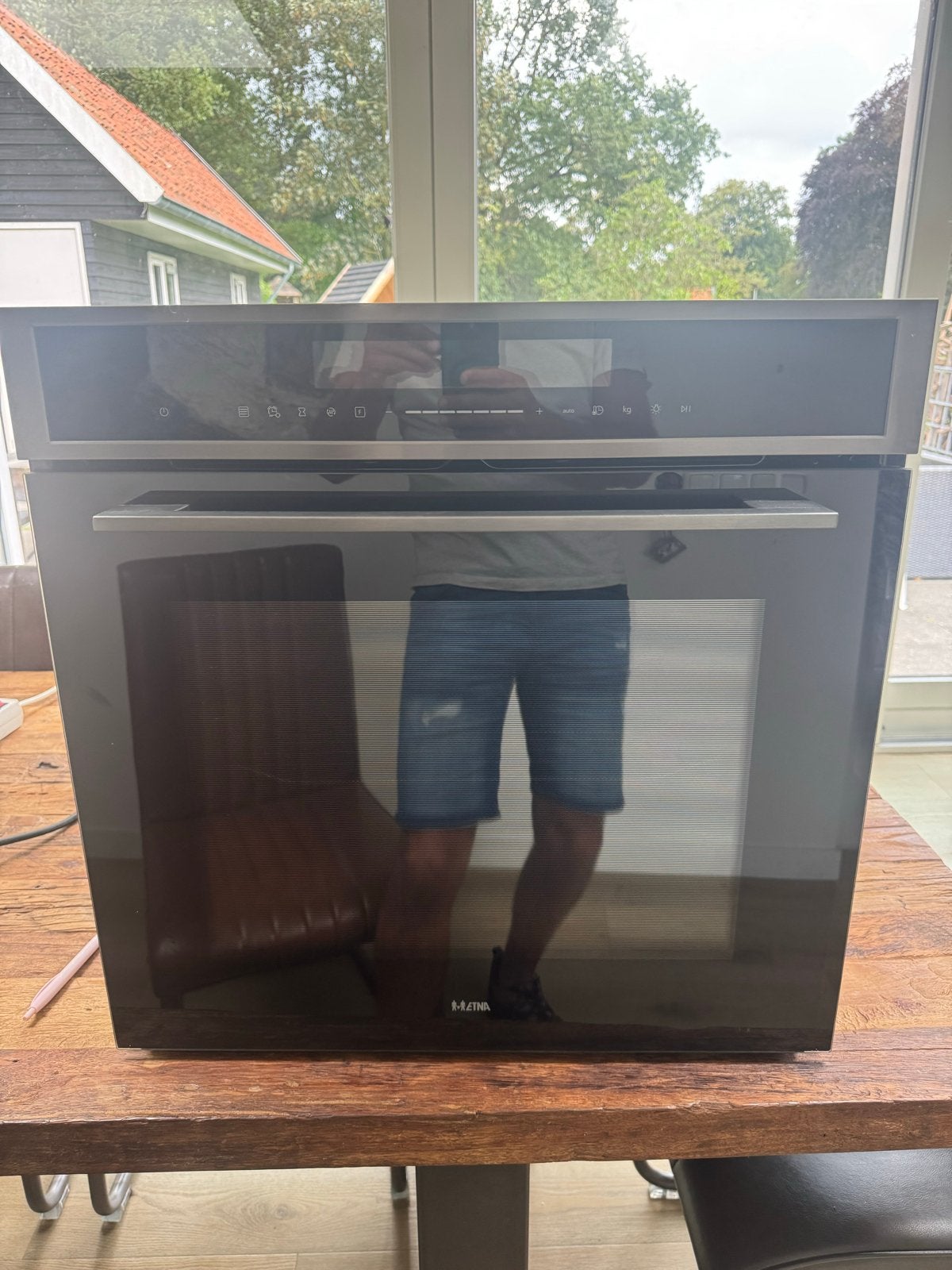Etna Combi-oven/ Magnetron - Demo-model als nieuw, 45 tot 50 cm, Hete lucht, Ophalen of Verzenden, Inbouw