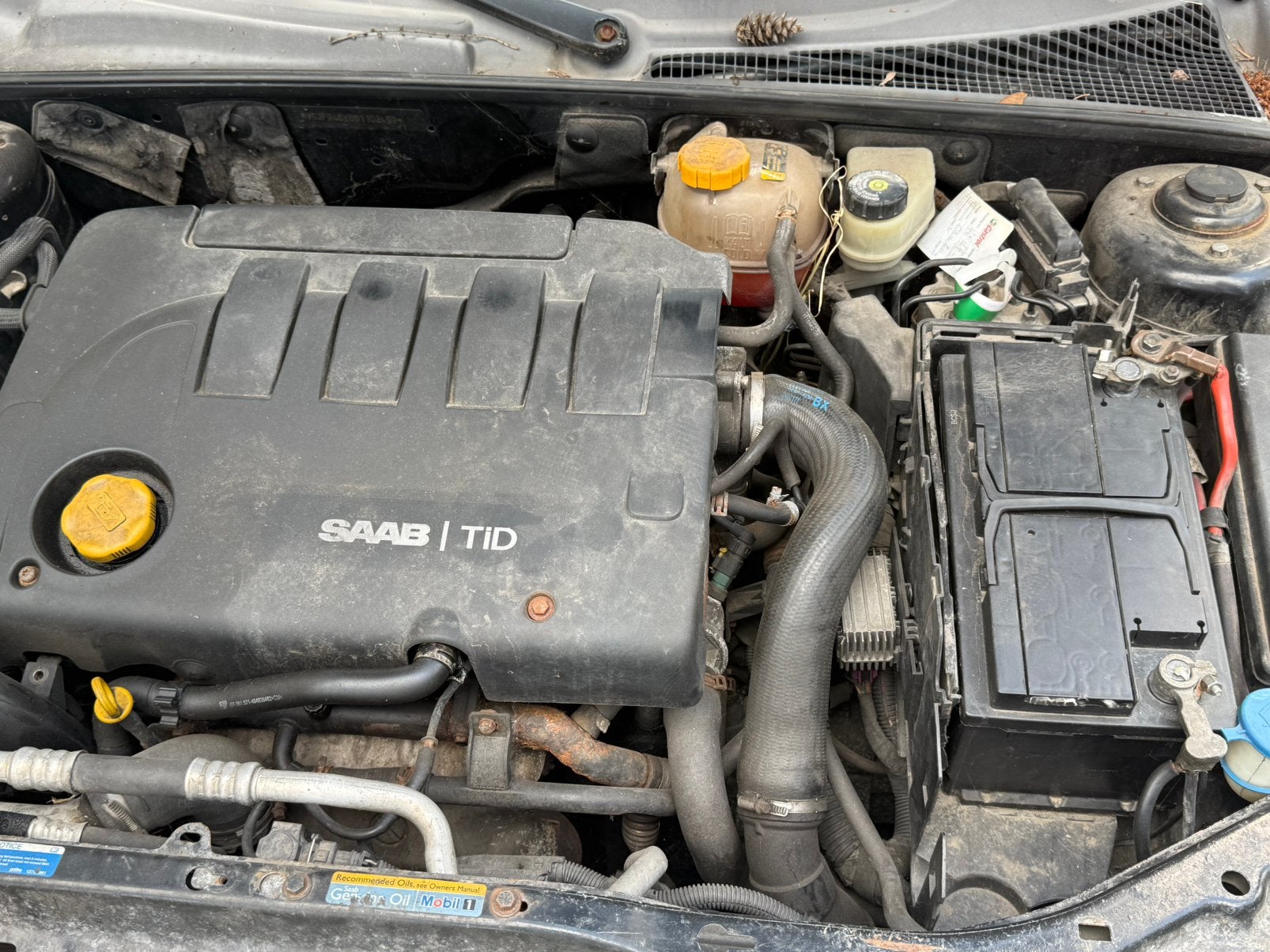 Saab 9-3 tdi, Ophalen, Saab