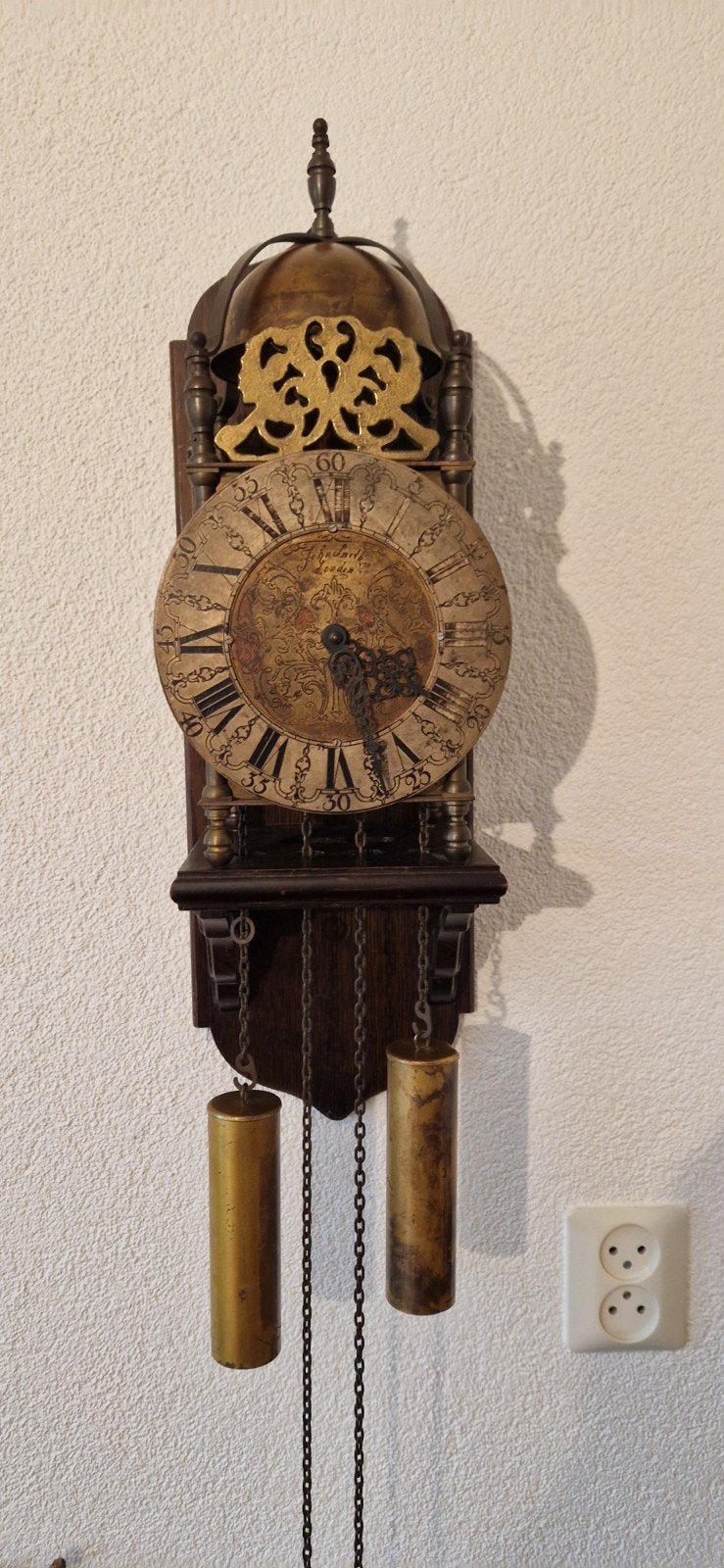 Antieke Lantaarnklok met kettingaandrijving, Ophalen of Verzenden