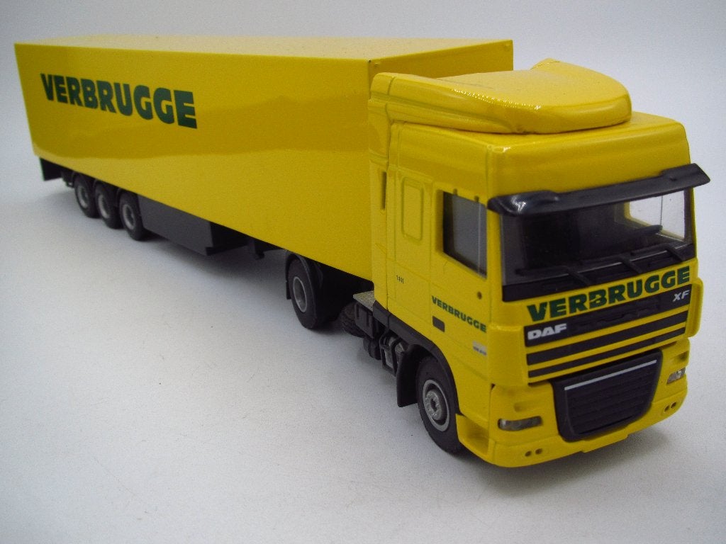 Lion Toys - DAF XF miniatuur '' Verbrugge '' 1:50, Ophalen of Verzenden, Gebruikt, Bus of Vrachtwagen, Lion Toys