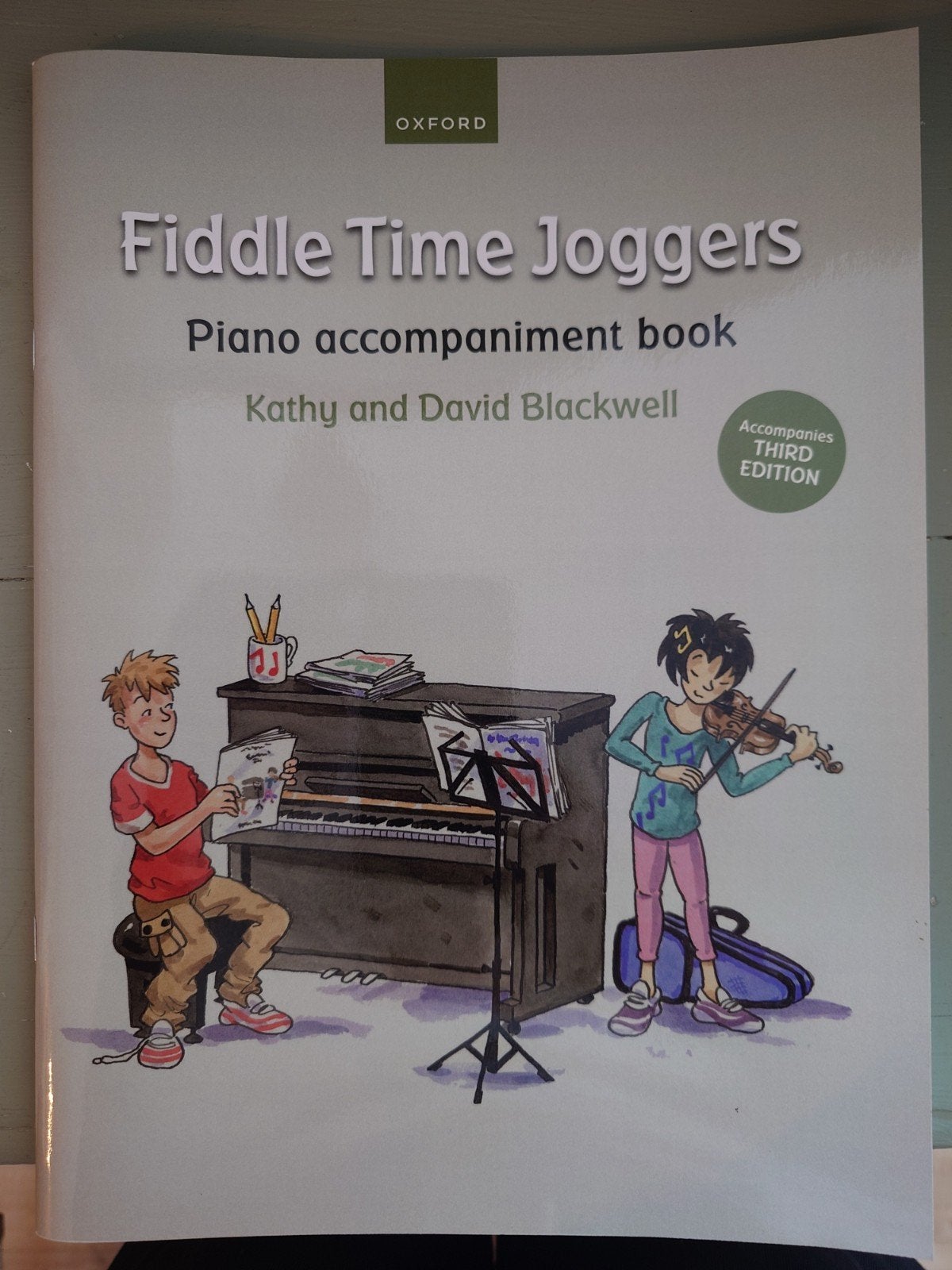 Fiddle Time Joggers Piano begeleidingsboek (3e editie), Ophalen of Verzenden, Zo goed als nieuw, Instrument, Kathy en David Blackwell