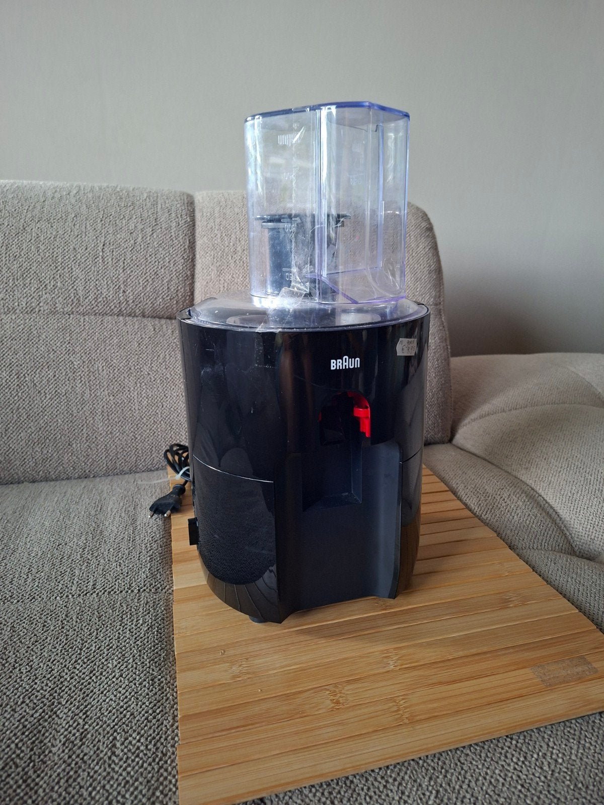 Sapcentrifuge Braun, Overige typen, Ophalen, Zo goed als nieuw, Zwart