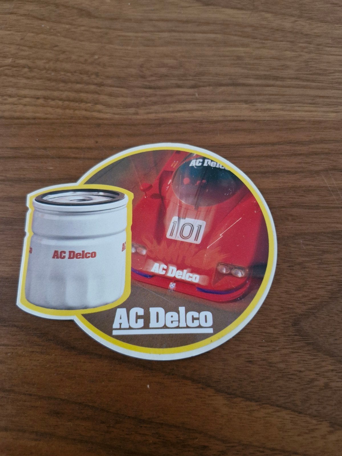 211 Sticker AC Delco, Ophalen of Verzenden, Zo goed als nieuw