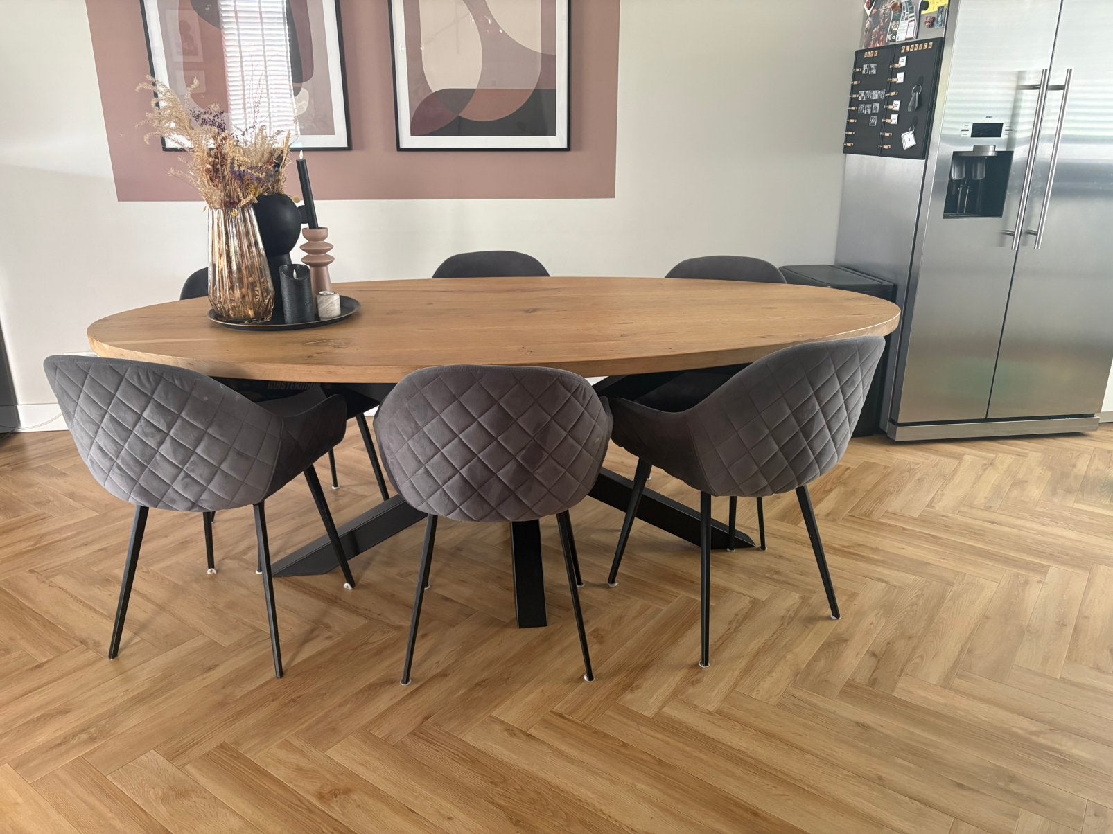 6 mooie eetkamerstoelen, Ophalen, Gebruikt, 4 tot 6 stoelen