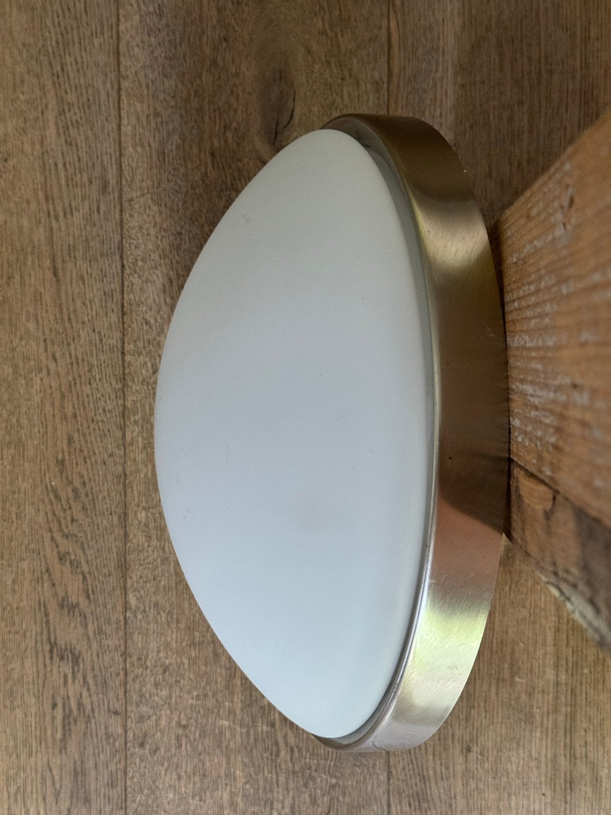 Plafondlamp met sensor en 2x E27 fitting, Ophalen, Gebruikt, Overige materialen, E27 (groot)