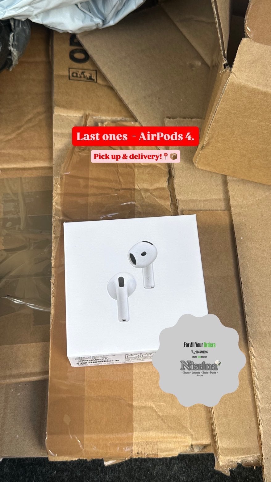 Airpods 4, Ophalen of Verzenden, Nieuw, In gehoorgang (in-ear)