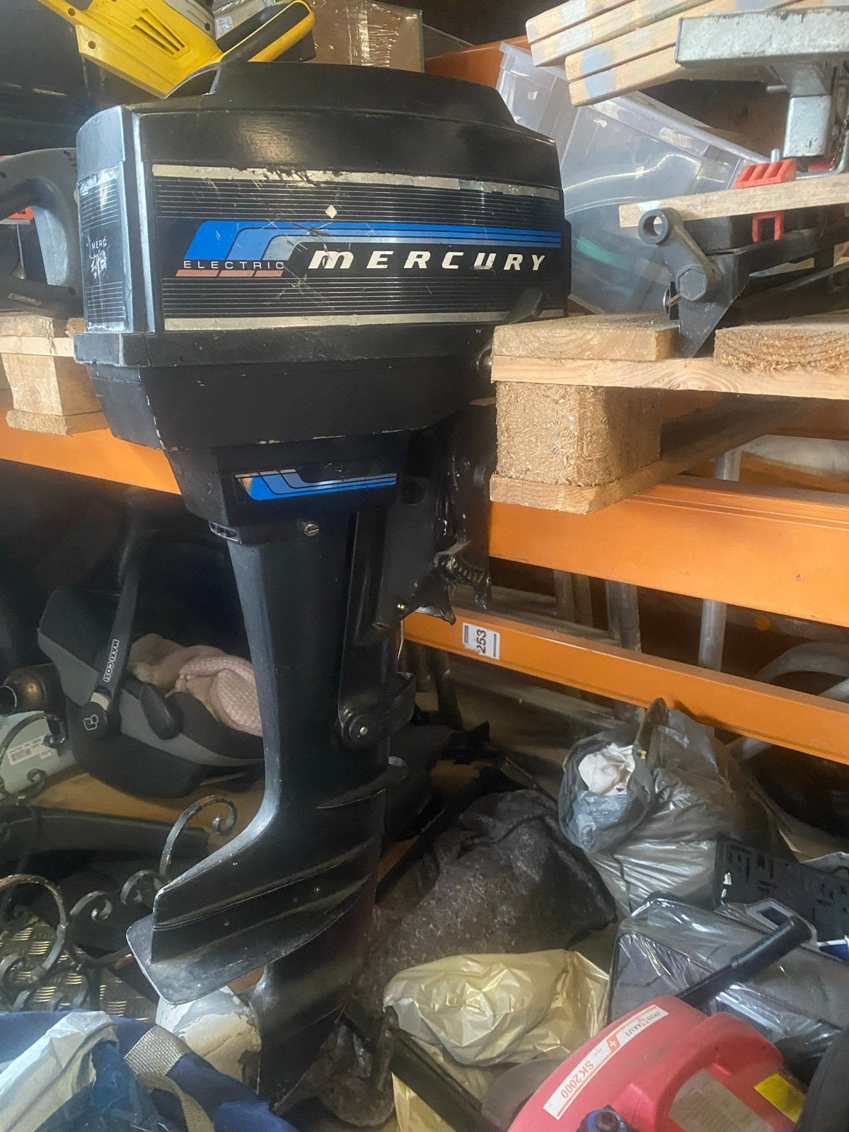 Mercury buitenboordmotor - 4 pk, Watersport en Boten, Gebruikt, Minder dan 5 pk, Ophalen of Verzenden, Elektrische start