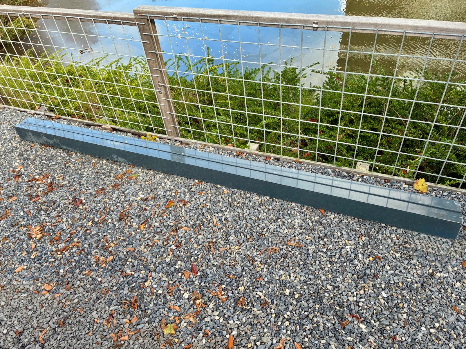 Funderingsbalk aluminium 65/105mm x 275cm (antraciet) - 2 st, Doe-het-zelf en Verbouw, Ophalen, Zo goed als nieuw, Aluminium
