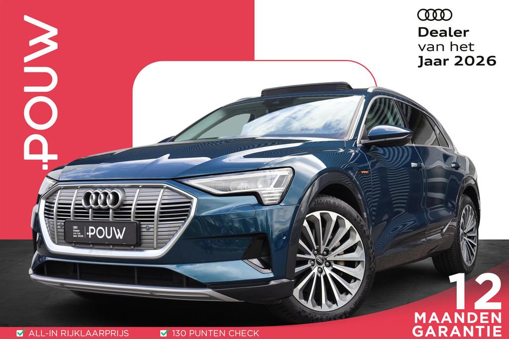 Audi e-tron 55 quattro 408pk Business edition Plus 95 kWh |, Auto's, Audi, Automaat, Beige, 95 kWh, Blauw