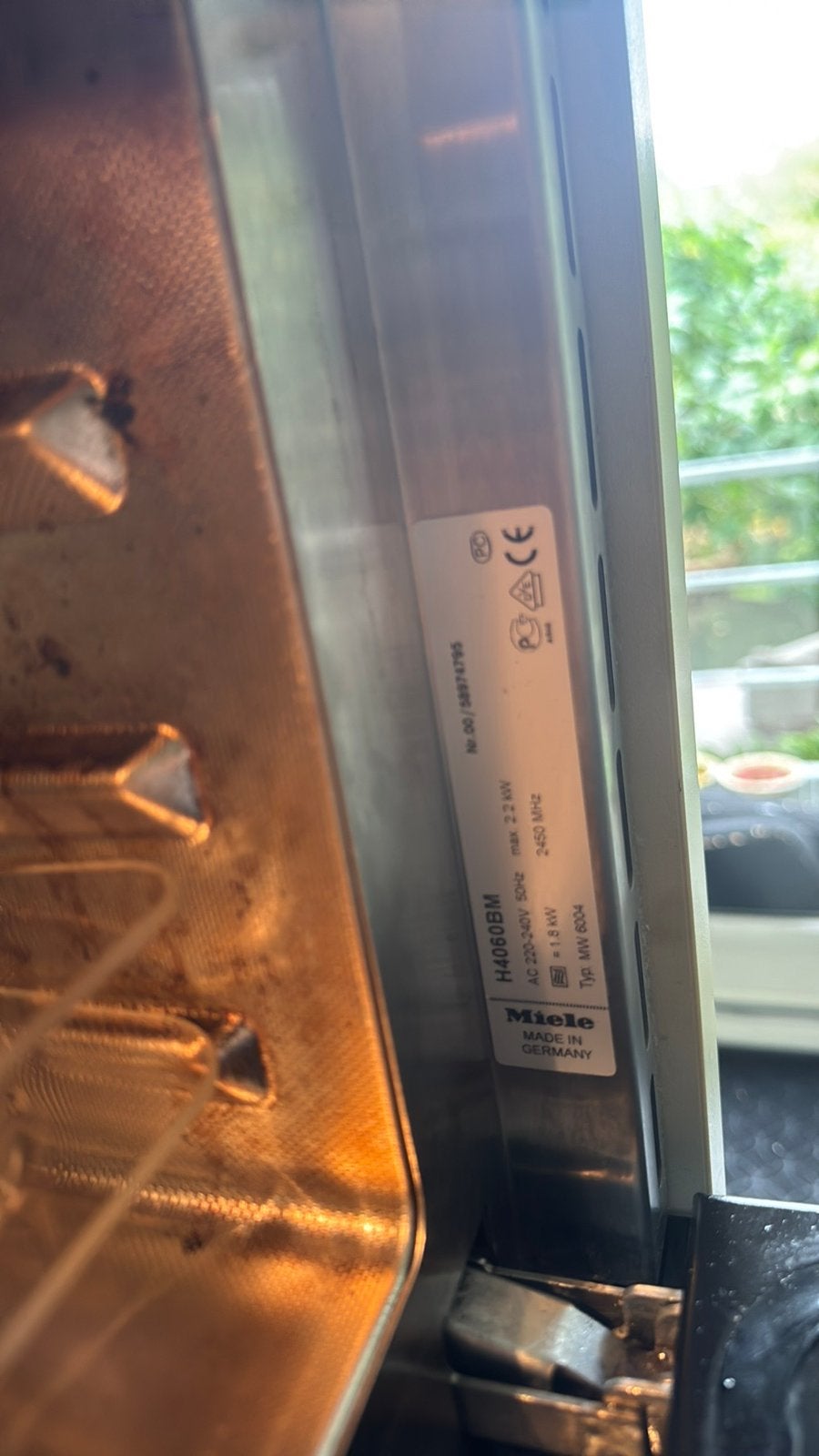 Miele inbouw gebruikt met defect onderdeel, Witgoed en Apparatuur, Ophalen of Verzenden