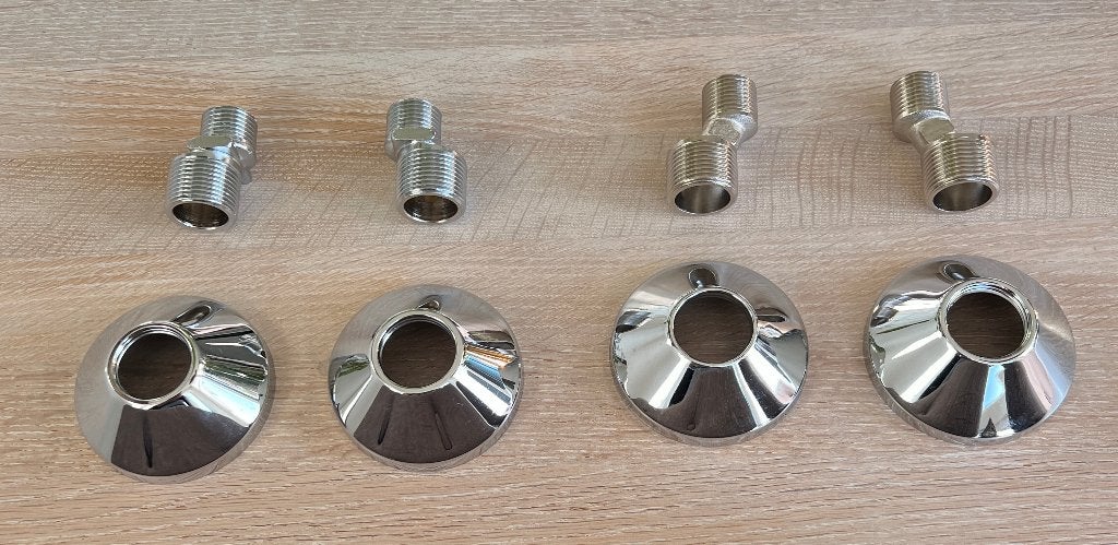  S  Koppelingen  , Ophalen of Verzenden, Nieuw, Chroom, Overige typen