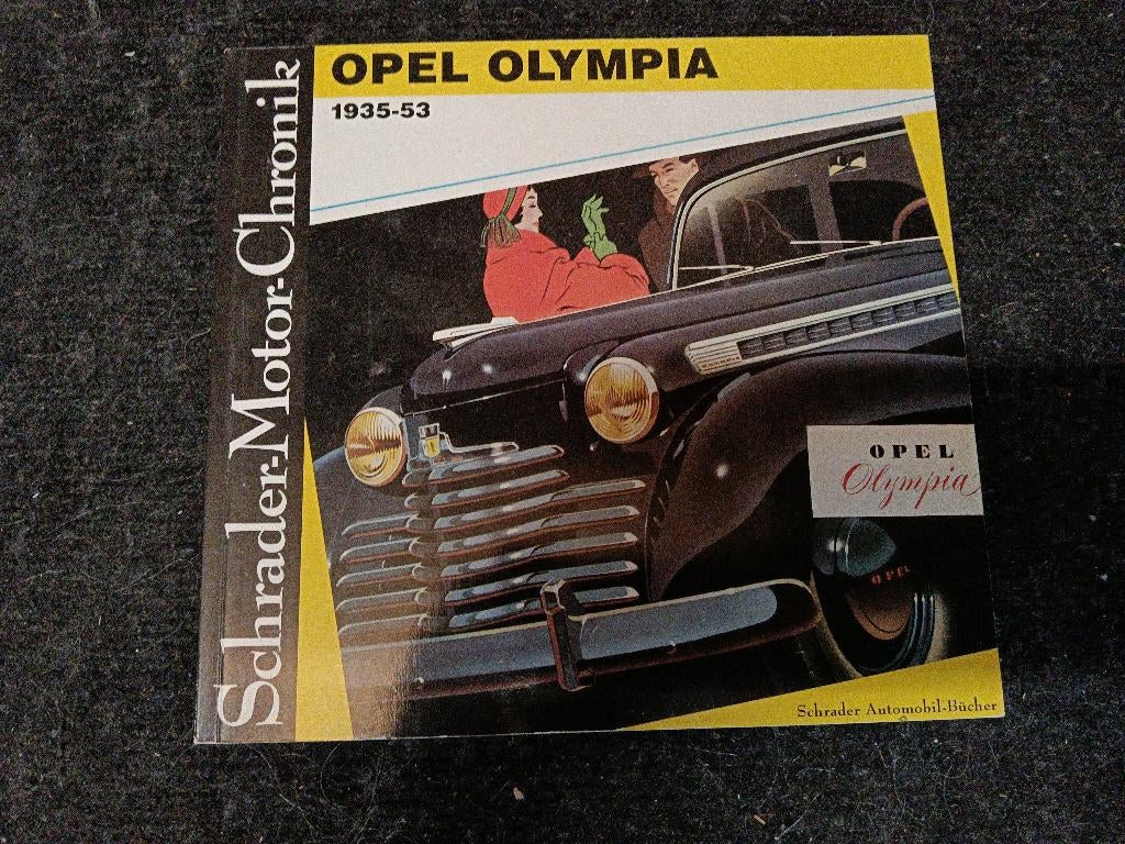 Schrader-Motor-Chronik Opel Olympia 1935-53, Ophalen of Verzenden, Gelezen, Opel