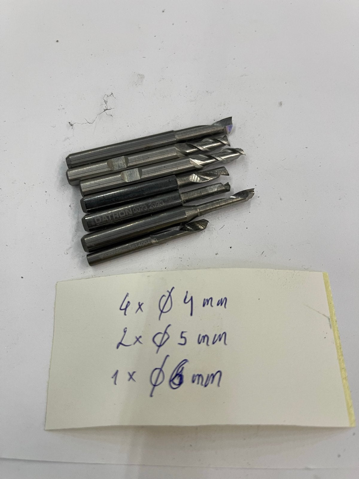 Diverse boortjes en frezen set - 4mm, 5mm, 6mm, 10mm, Ophalen, Gebruikt, Overige typen