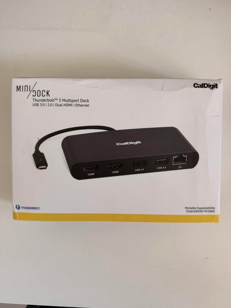 Caldigit Thunderbolt 3 Mini Dock - Nieuw in doos, Ophalen of Verzenden, Nieuw, Docking station, Laptop