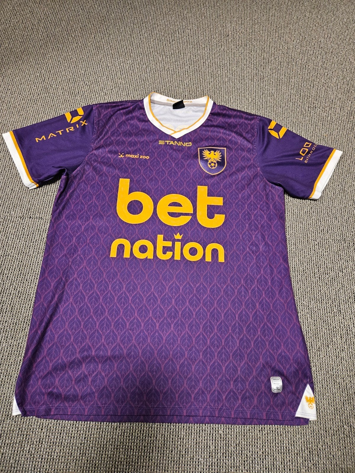 1x paars wedstrijdshirt van Go Ahead Eagles, Groter dan maat XL, Ophalen of Verzenden, Zo goed als nieuw, Shirt