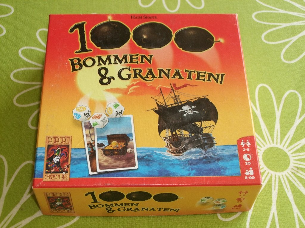 1000 Bommen en granaten - voor de echte gokliefhebber!, Vijf spelers of meer, Ophalen of Verzenden, Zo goed als nieuw
